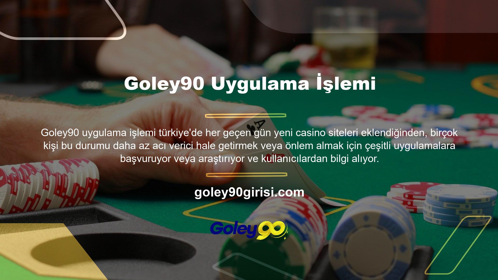 Goley90 var olduğuna yaygın olarak inanılıyor ve casino sitelerinden biri olması nedeniyle merakla takip ediliyor